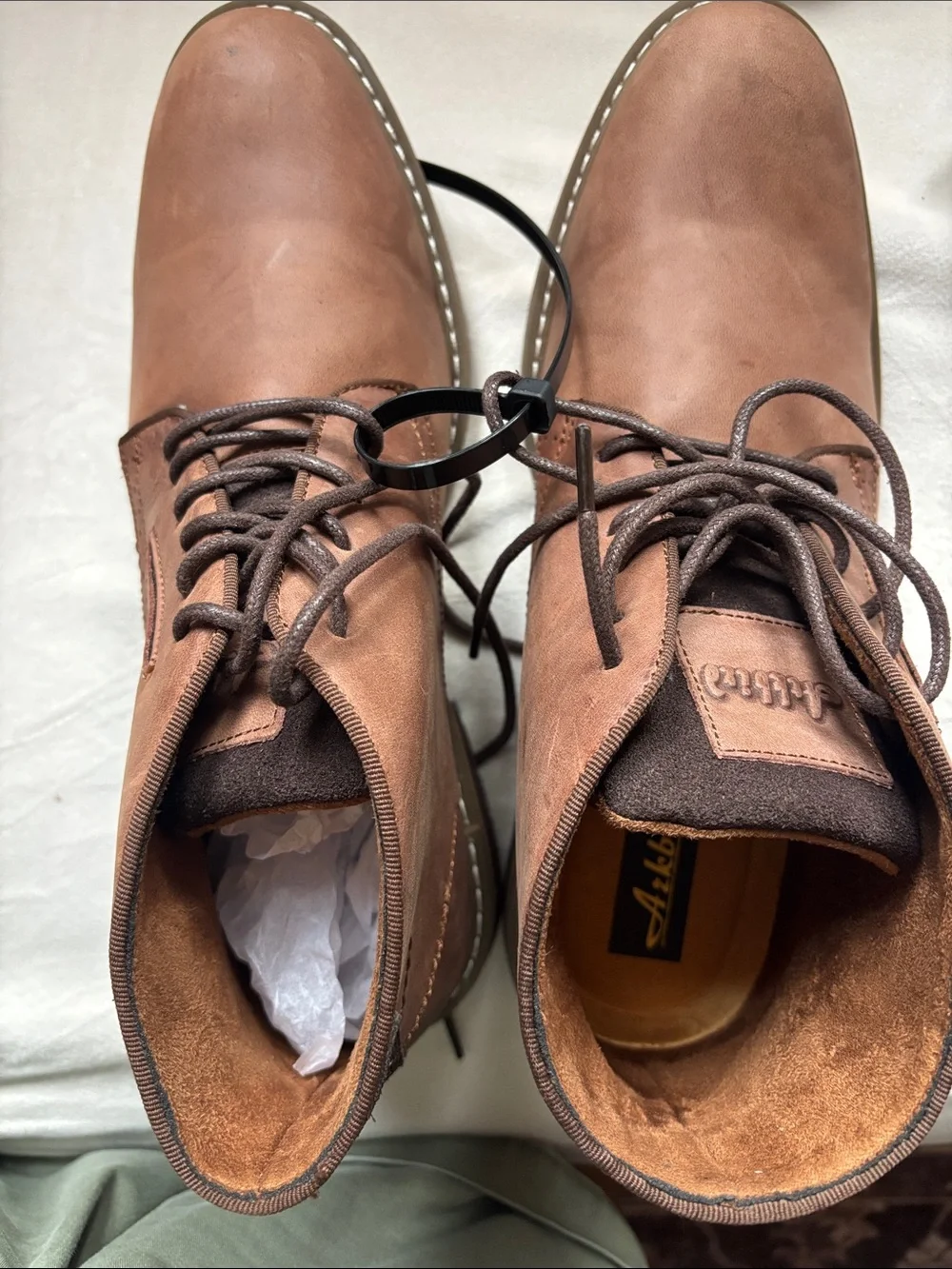 Ariat Brown Men's Chukka Boots - Lace-Up Suede Desert Style